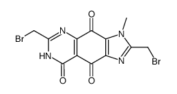 3H-Imidazo[4,5-g]quinazoline-4,8,9(5H)-trione,2,6-bis(bromomethyl)-3-methyl- (9CI) picture
