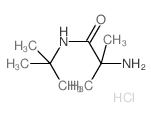 2-Amino-N-(tert-butyl)-2-methylpropanamidehydrochloride结构式