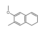 1,2-dihydro-6-methoxy-7-methylnaphthalene Structure