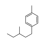 1-methyl-4-(3-methylpentyl)benzene结构式