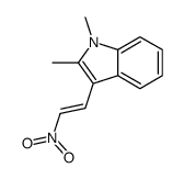 1,2-dimethyl-3-(2-nitroethenyl)indole结构式