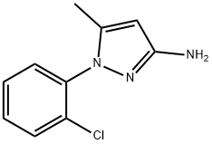 1-(2-chlorophenyl)-5-methyl-1H-pyrazol-3-amine结构式