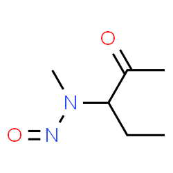 2-Pentanone, 3-(methylnitrosoamino)- (9CI) structure