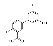 2-fluoro-5-(3-fluoro-5-hydroxyphenyl)benzoic acid结构式