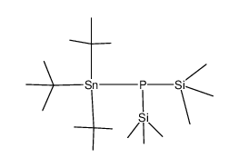 t-Bu3SnP(SiMe3)2结构式