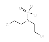 Bis(2-chloroethyl)aminophosphonic dichloride structure