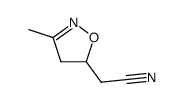 3-methyl-4,5-dihydro-isoxazol-5-yl-acetonitrile Structure