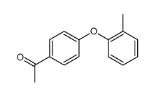 1-(4-(o-tolyloxy)phenyl)ethanone结构式