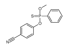 4-[methoxy(phenyl)phosphinothioyl]oxybenzonitrile结构式