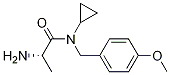 (S)-2-AMino-N-cyclopropyl-N-(4-Methoxy-benzyl)-propionaMide结构式