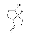 (7S,7aR)-7-hydroxypyrrolizidin-3-one Structure