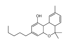 6,6,9-Trimethyl-3-pentyl-6,6a,10a,10b-tetrahydro-4aH-benzo[c]chro men-1-ol Structure