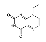 8-Ethyl-2,4(3H,8H)-pteridinedione结构式