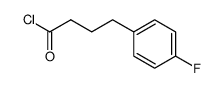 Benzenepropanoyl chloride, 4-fluoro-结构式