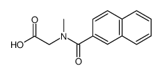 [Methyl-(naphthalene-2-carbonyl)-amino]-acetic acid Structure