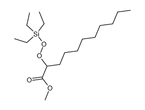 methyl 2-((triethylsilyl)peroxy)undecanoate结构式