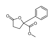 methyl 5-oxo-2-phenyloxolane-2-carboxylate结构式