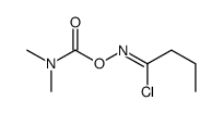 (1-chlorobutylideneamino) N,N-dimethylcarbamate structure