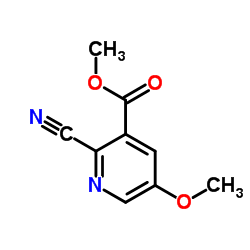 Methyl 2-cyano-5-methoxynicotinate picture
