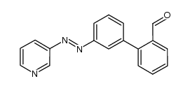 2-(3-phenylazopyridine)benzaldehyde Structure