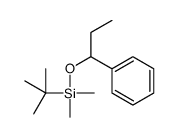 Silane, (1,1-dimethylethyl)dimethyl(1-phenylpropoxy)- Structure