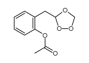 2-((1,2,4-trioxolan-3-yl)methyl)phenyl acetate Structure