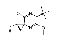 (1R,3R,6S)-6-tert-Butyl-3,6-dihydro-5,8-dimethoxy-1-vinyl-4,7-diazaspiro(2.5)octane Structure