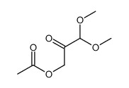 (3,3-dimethoxy-2-oxopropyl) acetate Structure