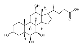 (3a,5b,6b,7b,12b)-3,6,7,12-tetrahydroxy-Cholan-24-oic acid picture