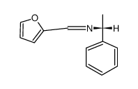 (1R)-N-(furan-2-ylmethylidene)-1-phenylethanamine结构式