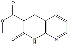 1,8-Naphthyridine-3-carboxylic acid, 1,2,3,4-tetrahydro-2-oxo-, methyl ester Structure