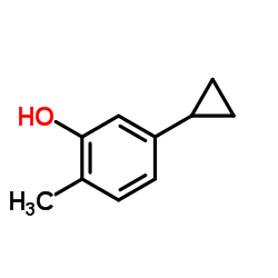 5-Cyclopropyl-2-methylphenol Structure