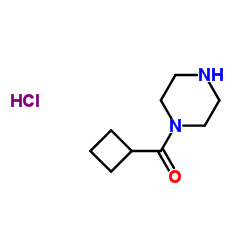 1-(环丁基羰基)哌嗪盐酸盐结构式