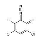 2,3,5-trichloro-6-hydroxy-benzenediazonium-betaine结构式