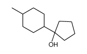 1-(4-methylcyclohexyl)cyclopentan-1-ol Structure