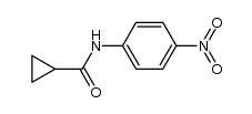 cyclopropanecarboxylic acid (4-nitrophenyl)amide Structure