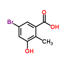 5-Bromo-3-hydroxy-2-methylbenzoic acid图片