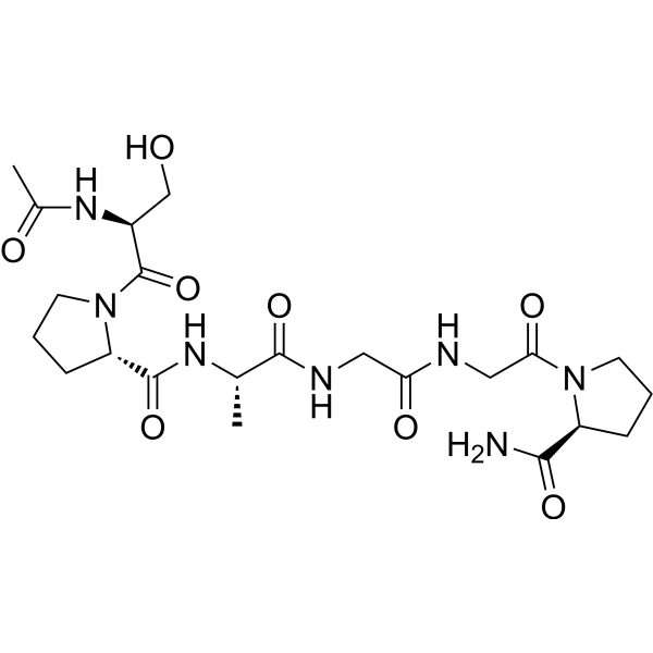 Acetyl Hexapeptide-37结构式
