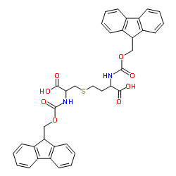 DI-FMOC-DL-CYSTATHIONINE structure