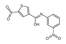 5-nitro-N-(3-nitrophenyl)thiophene-3-carboxamide Structure