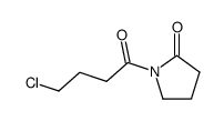 N-(4-chlorobutyryl)-pyrrolidin-2-one结构式