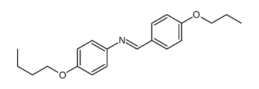 N-(4-butoxyphenyl)-1-(4-propoxyphenyl)methanimine Structure