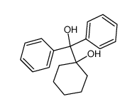 1-(hydroxy(diphenyl)methyl)-1-cyclohexanol结构式
