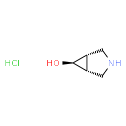 exo-3-azabicyclo[3.1.0]hexan-6-ol;hydrochloride Structure