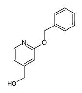 (2-benzyloxypyridin-4-yl)methanol结构式