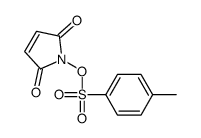 (2,5-dioxopyrrol-1-yl) 4-methylbenzenesulfonate Structure