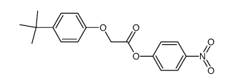 4-nitrophenyl (4-t-butylphenoxy)acetate Structure