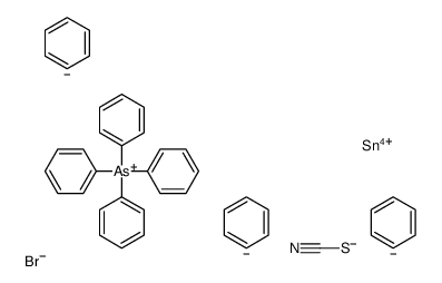 benzene,tetraphenylarsanium,tin(4+),bromide,thiocyanate结构式