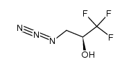 (2S)-(+)-1-Azido-3,3,3-trifluoro-2-propanol结构式