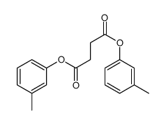 bis(3-methylphenyl) butanedioate Structure